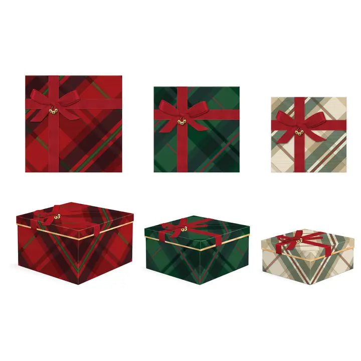 Heirloom Christmas Tall Square Decorative Box