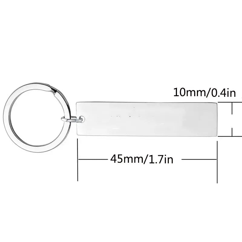 "Drive Safe Handsome" Keychain