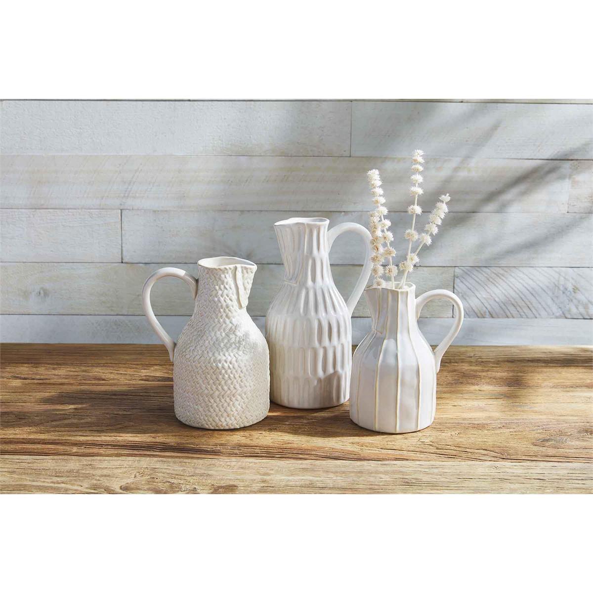 Textured Jug Bud Vase