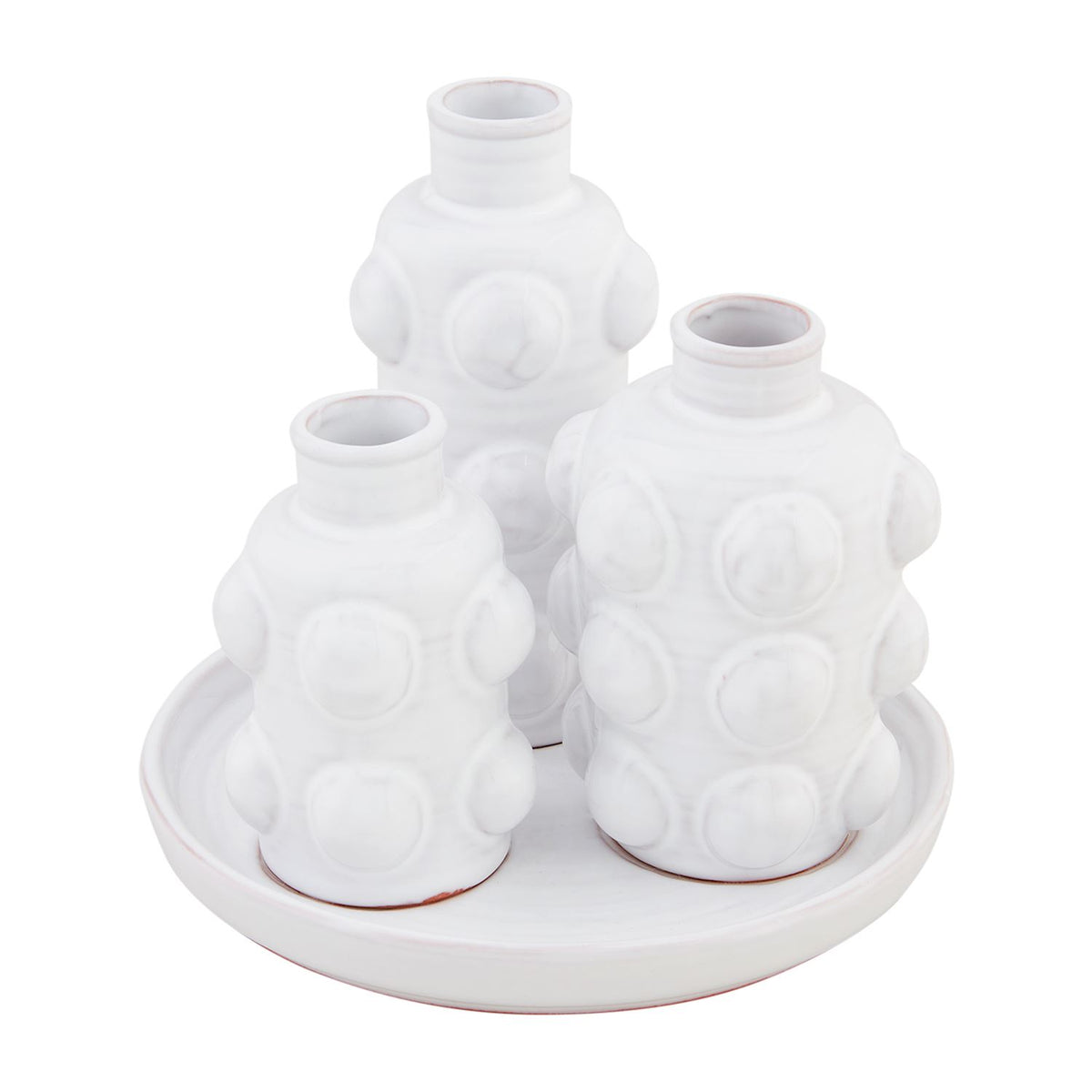 Bead Triple Vase Tray