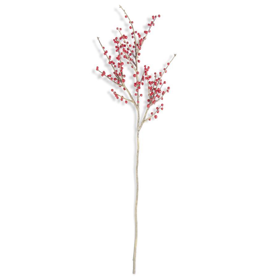 36 Inch Red Berry Branch