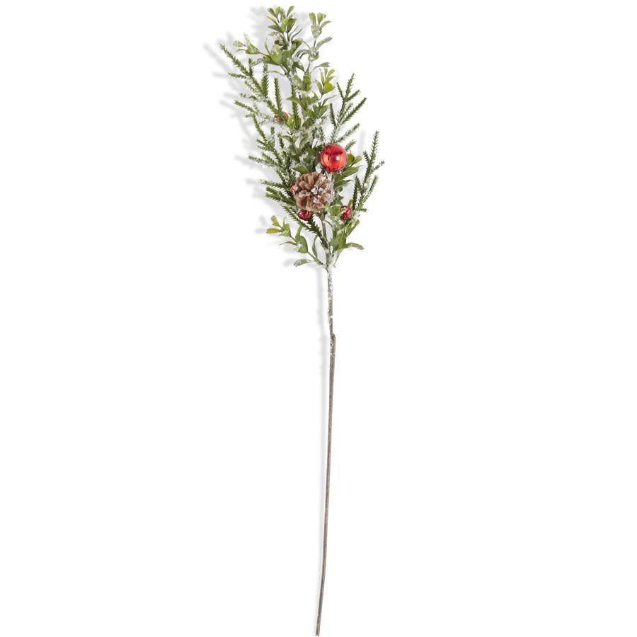 Red Bell Snowy Leaf Stem