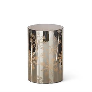 Gold Mirrored LED Candles w/Timer