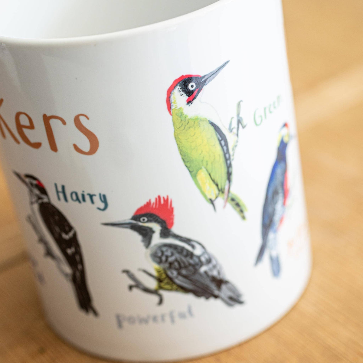 Peckers Ceramic Bird Pun Mug
