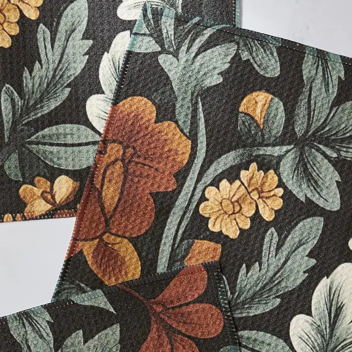Classic Floral Dishcloth Set