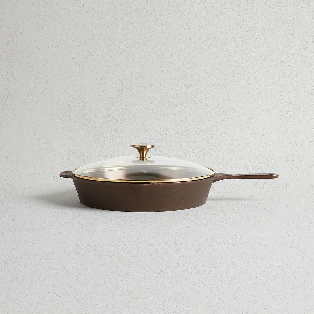 10" Glass Ironware Lid
