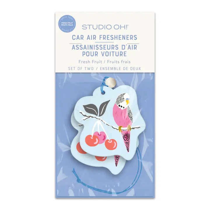 Birds in the Cherry Tree Car Air Freshener