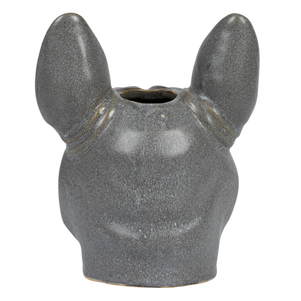 French Bulldog Head Vase