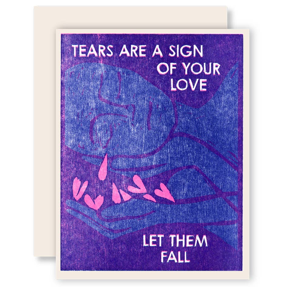 Sign of Your Love Letterpress Sympathy Card