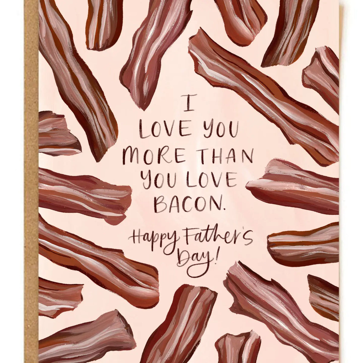 Father's Day Bacon Greeting Card