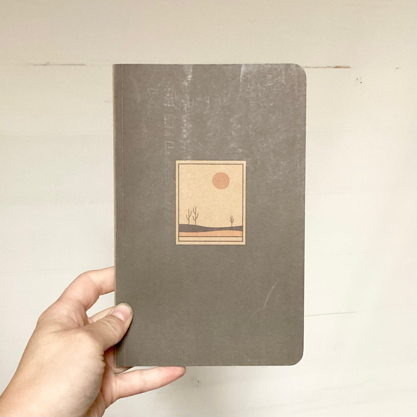 Desert Window Kraft Flatlay Notebook
