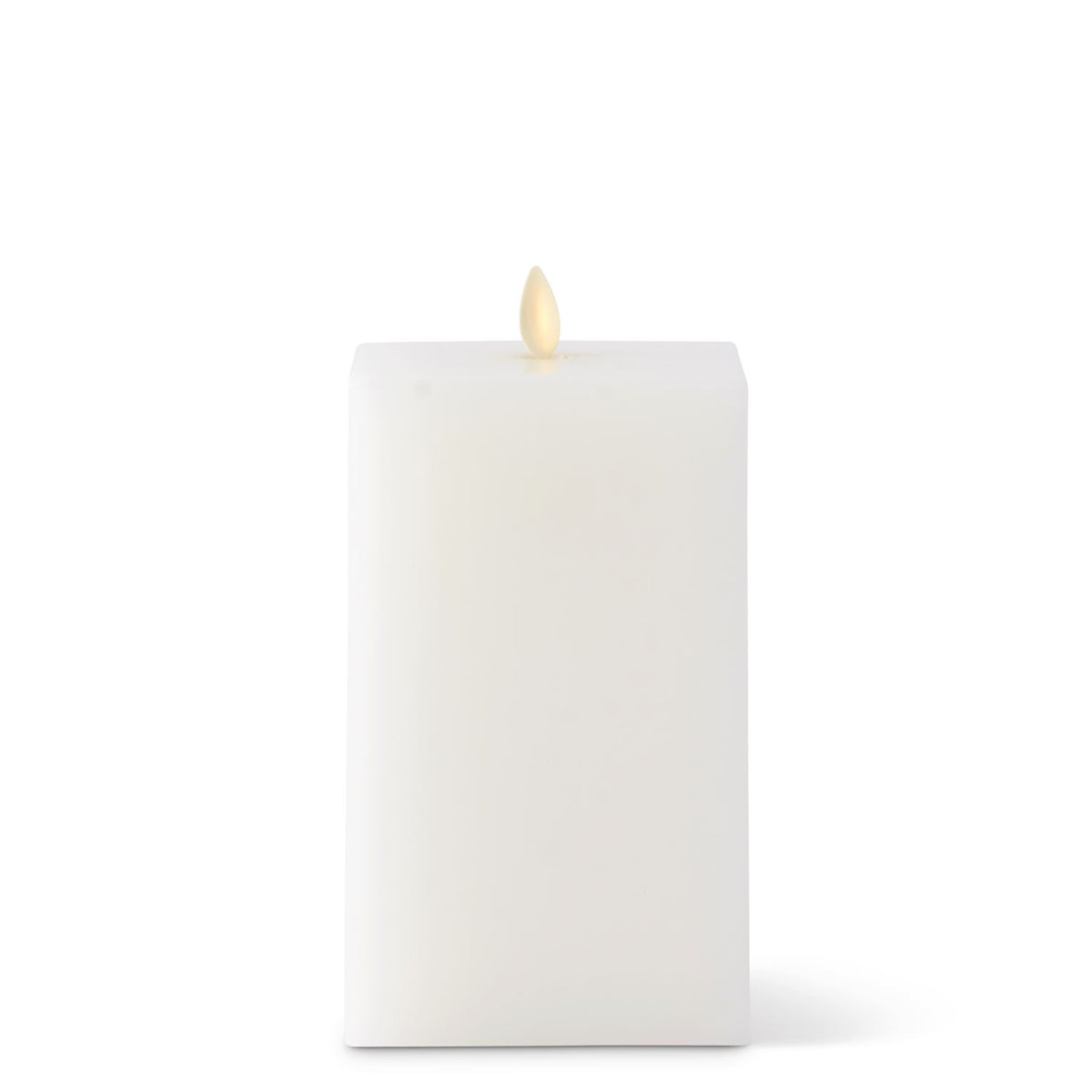7.5" Indoor Square Luminara Candle with Realistic Flame