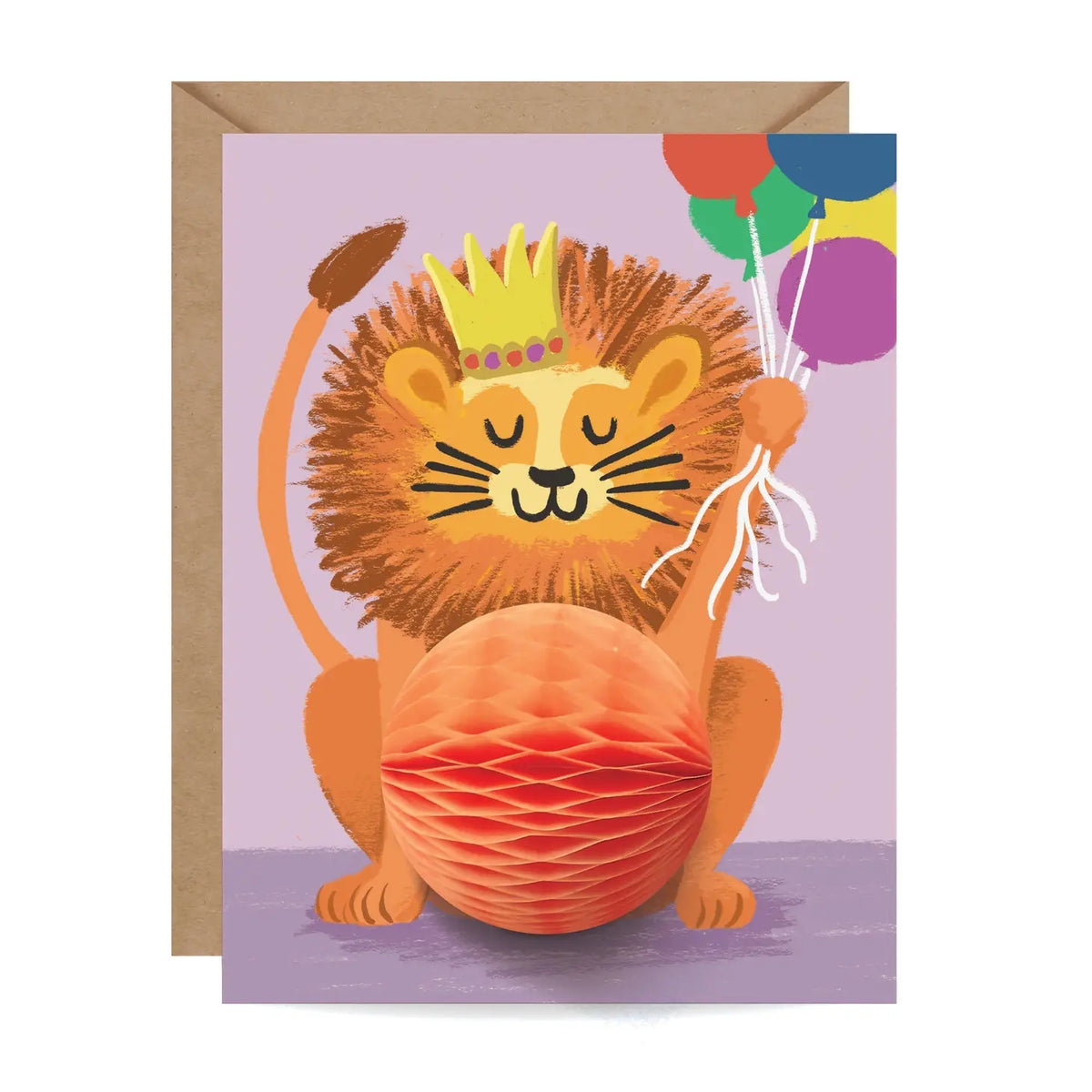 Birthday Lion Pop-up Card
