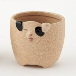 Cat and Dog Planter