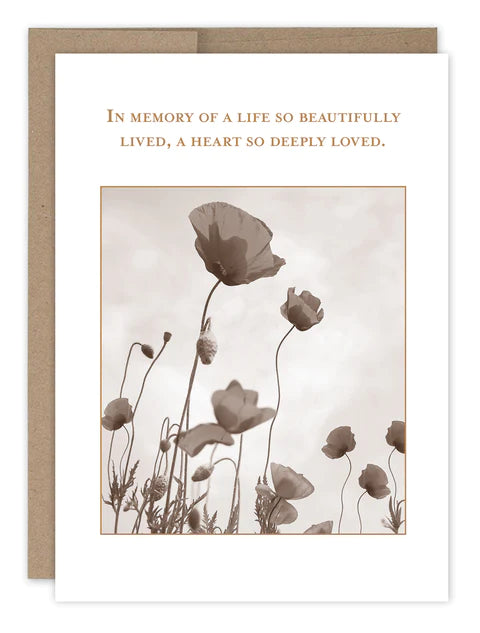Shannon Martin Sympathy Card