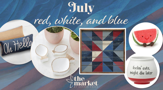 Red, White & Blue Décor: Your July 4th Gift & Styling Guide