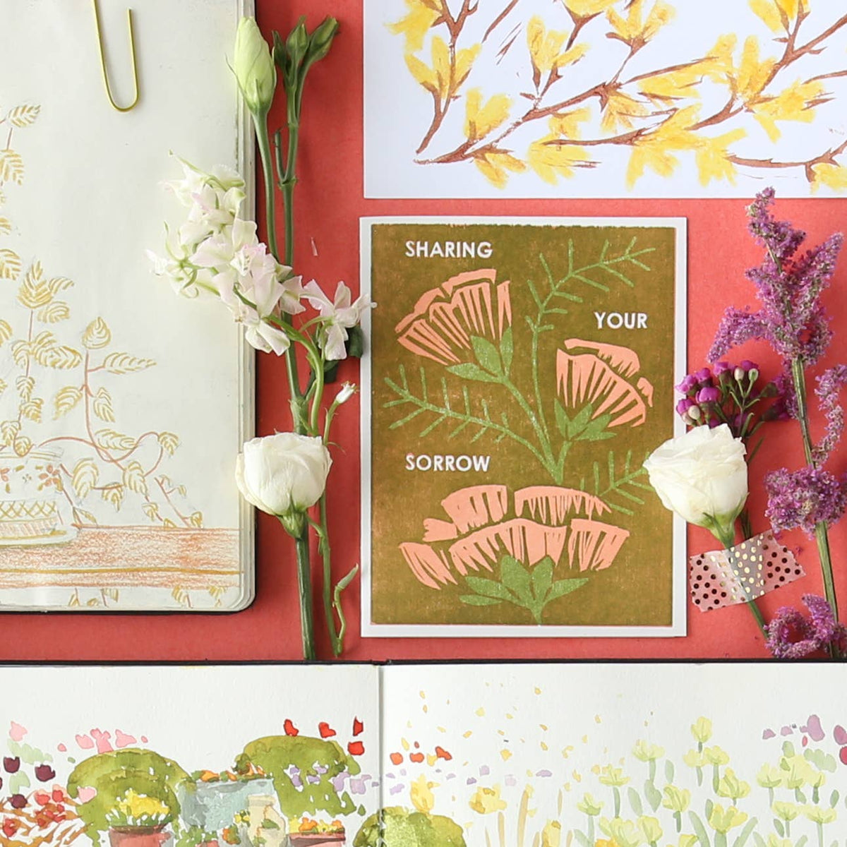 Sharing Your Sorrow Sympathy Card