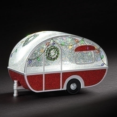 8.25"W LIGHTED SWIRL TRAILER WREATH AND LIGHTS DECAL