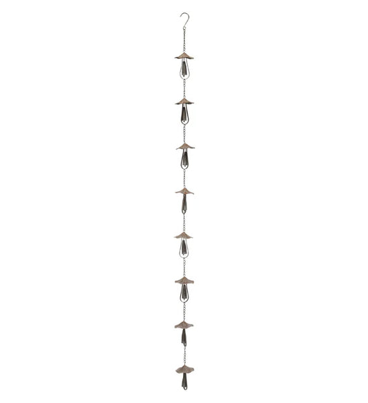 Mushroom Rain Chain