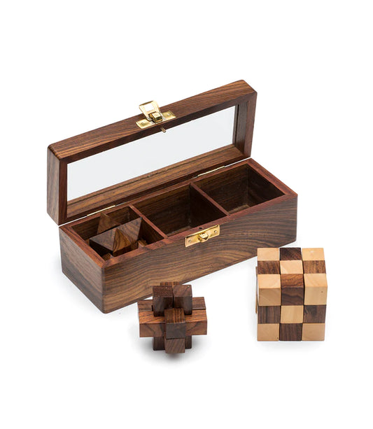 Geometric Puzzle Fame Trio Set