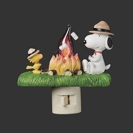 SNOOPY WOODSTOCK CAMPFIRE