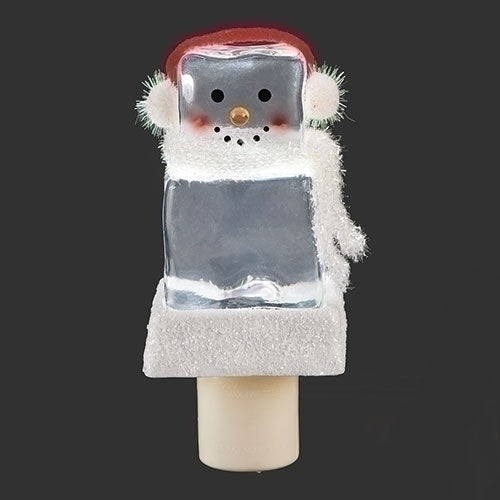 Icecube Snowman Night Light