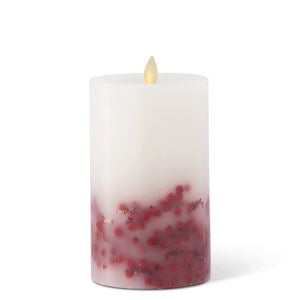 Berry Indoor Luminara Pillar Candle