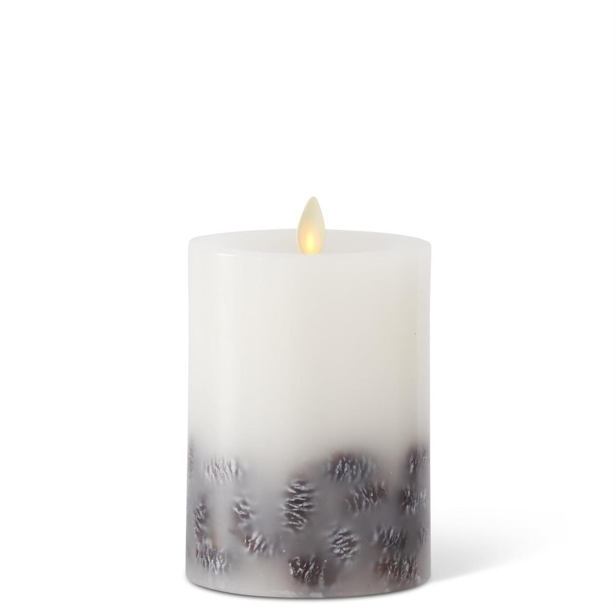 Pinecone Indoor Luminara Pillar Candle