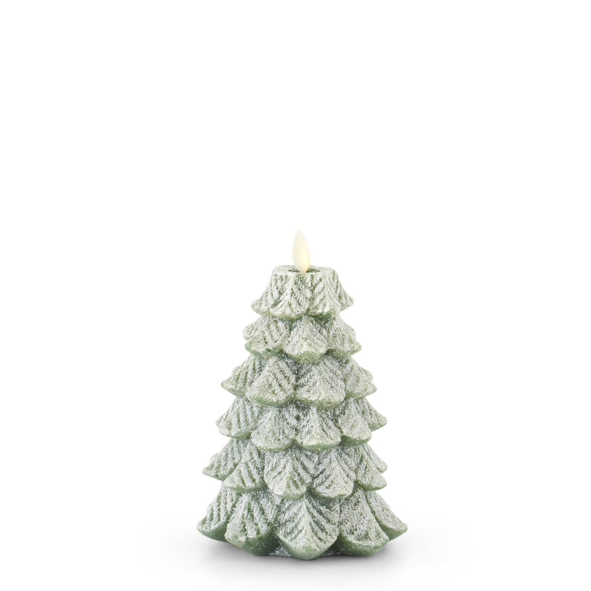 Snowy Tree Luminara Flickering LED Candle