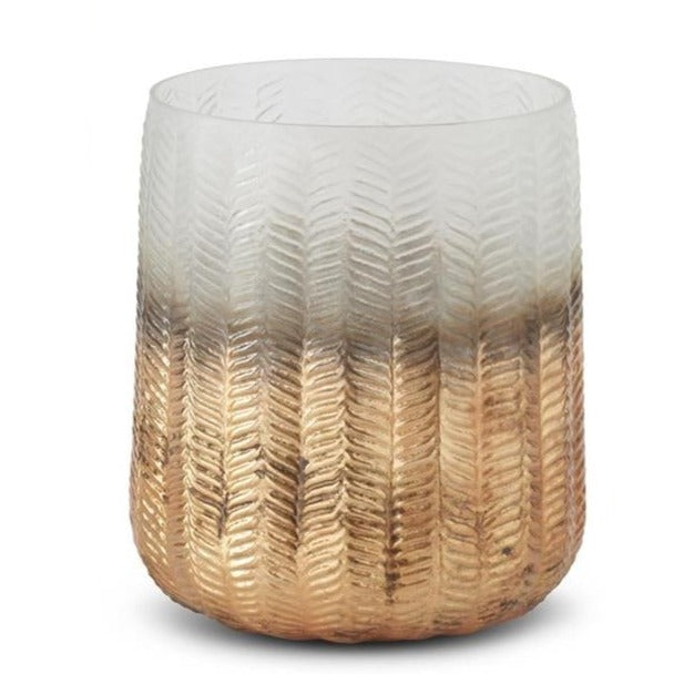 Chevron Embossed Ombre Votive