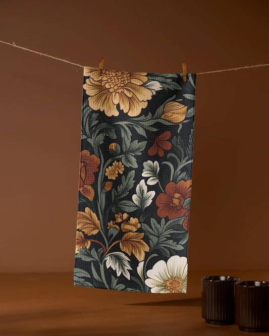 Classic Floral Bar Towel