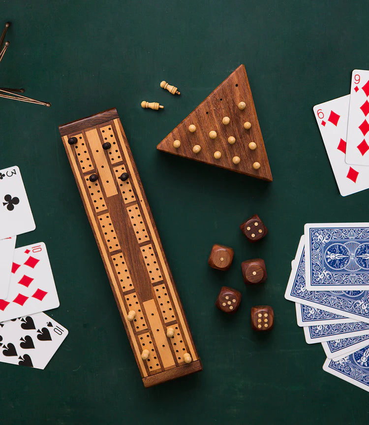 Triangle Peg Board Game