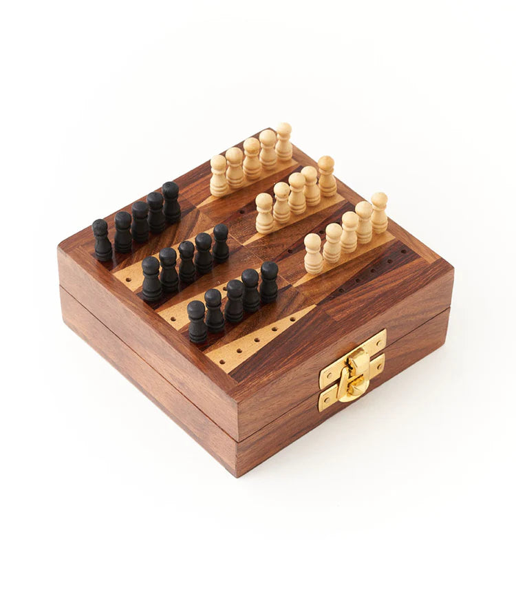 Mini Backgammon Travel Game Set