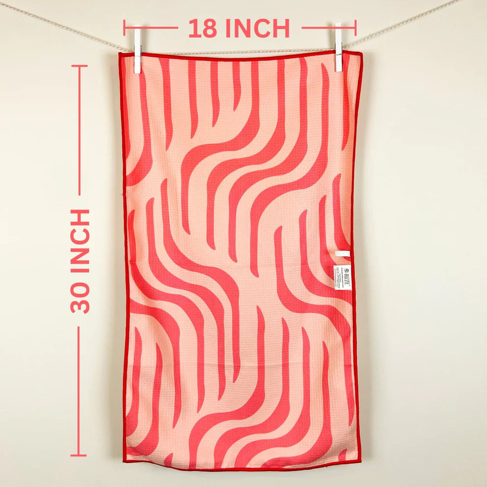 Modern Brush Tea Towel