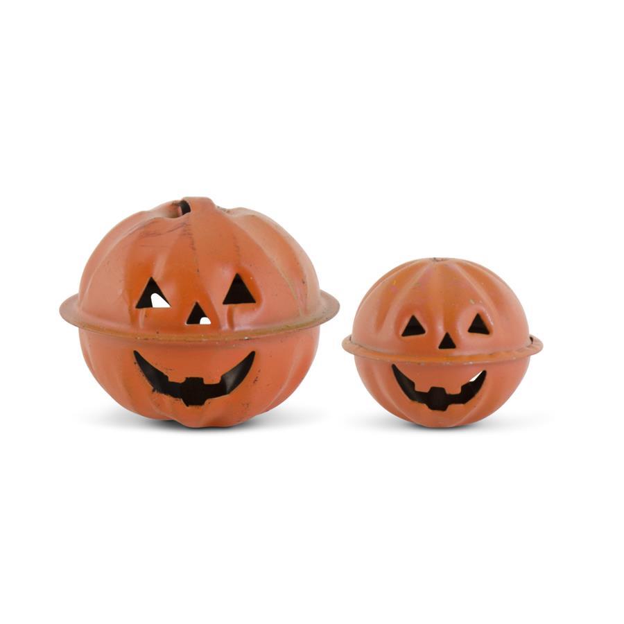 Box of 32 Orange Jack O Lantern Pumpkin Bells