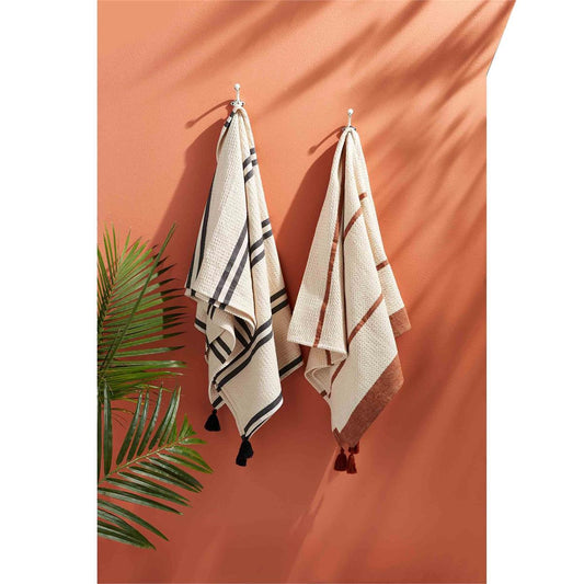 Waffle Blanket with Tassels