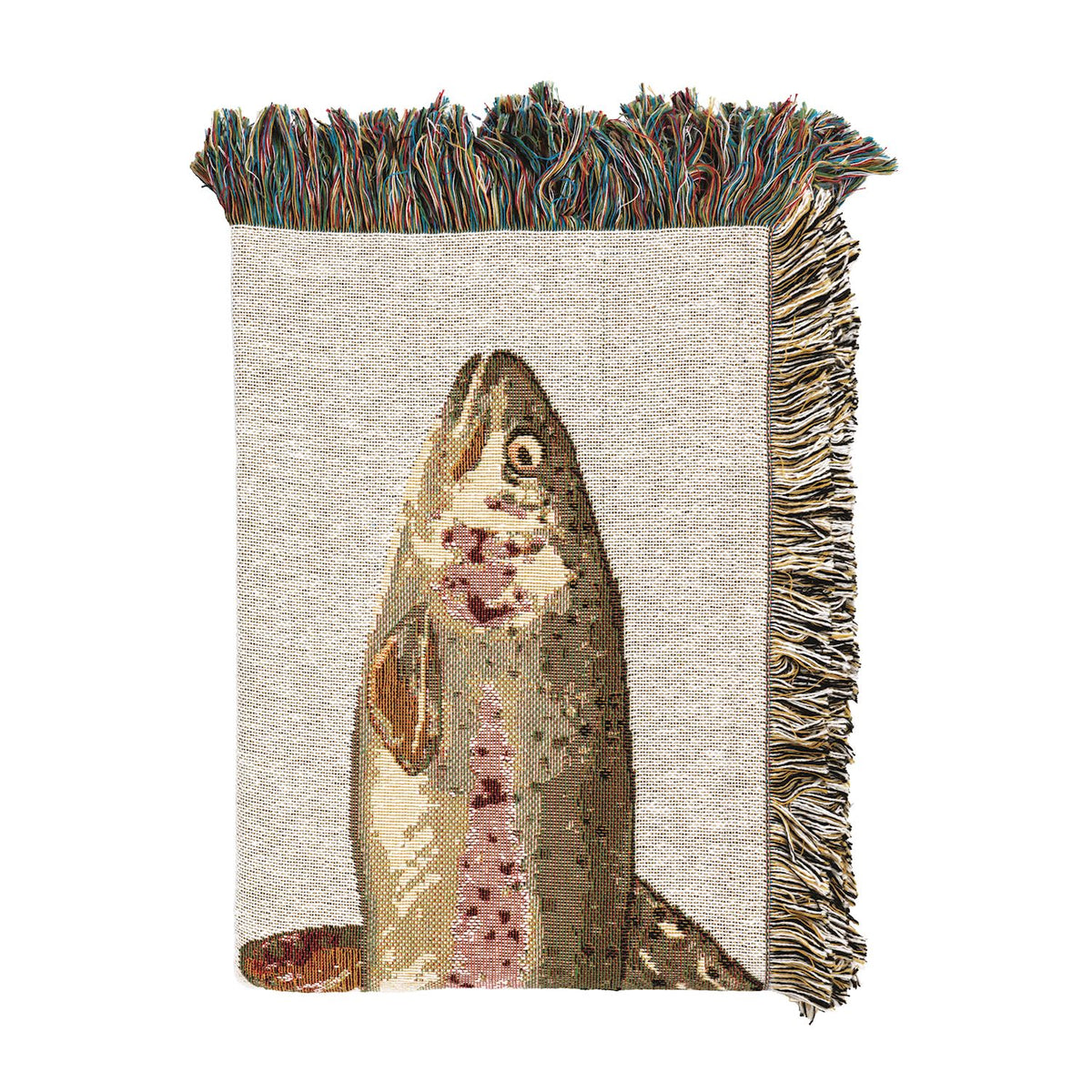 Trout Jacquard Blanket