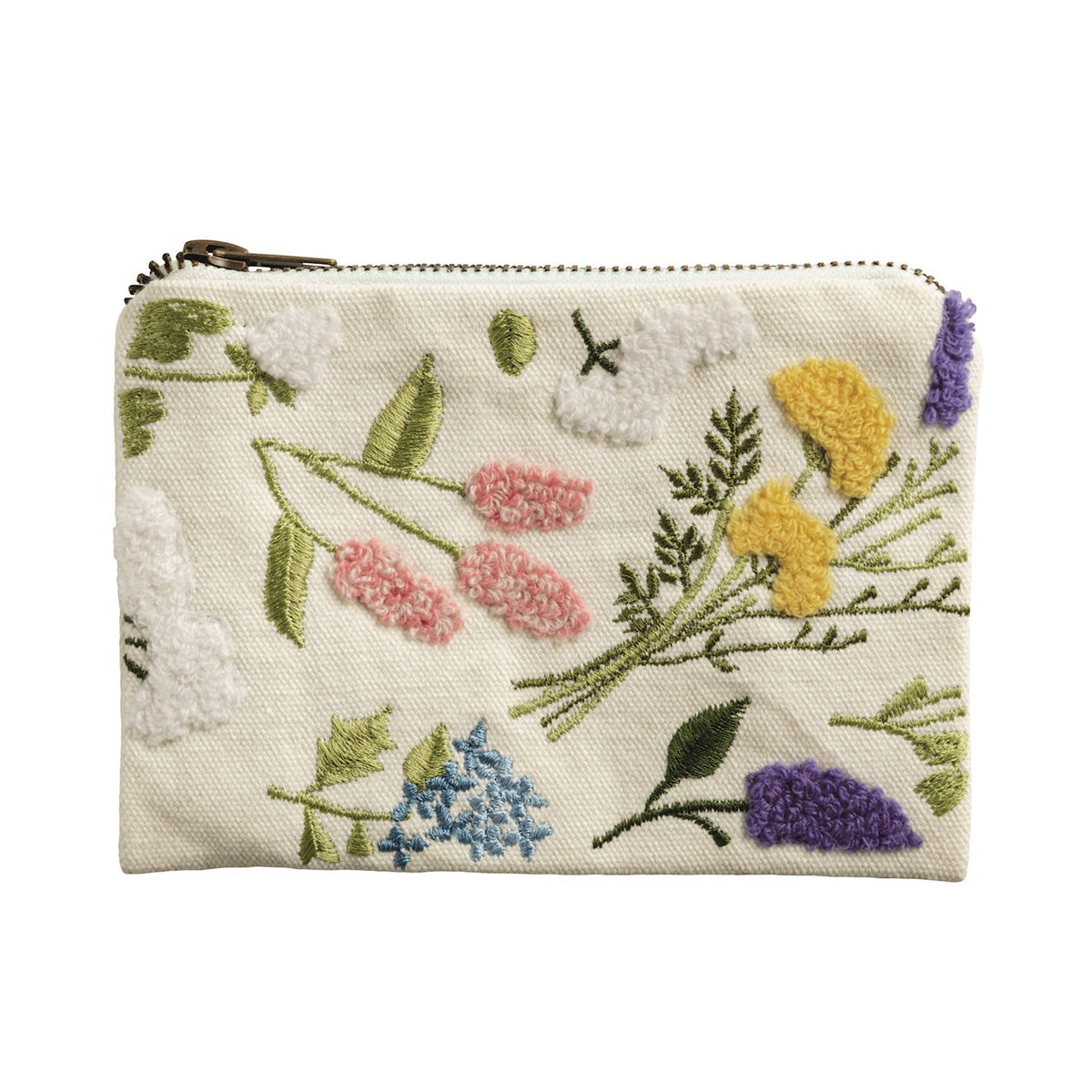 Embroidery Zipper Pouch