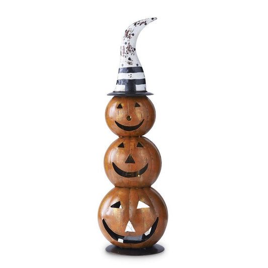 LED Triple Stacked Jacko lantern