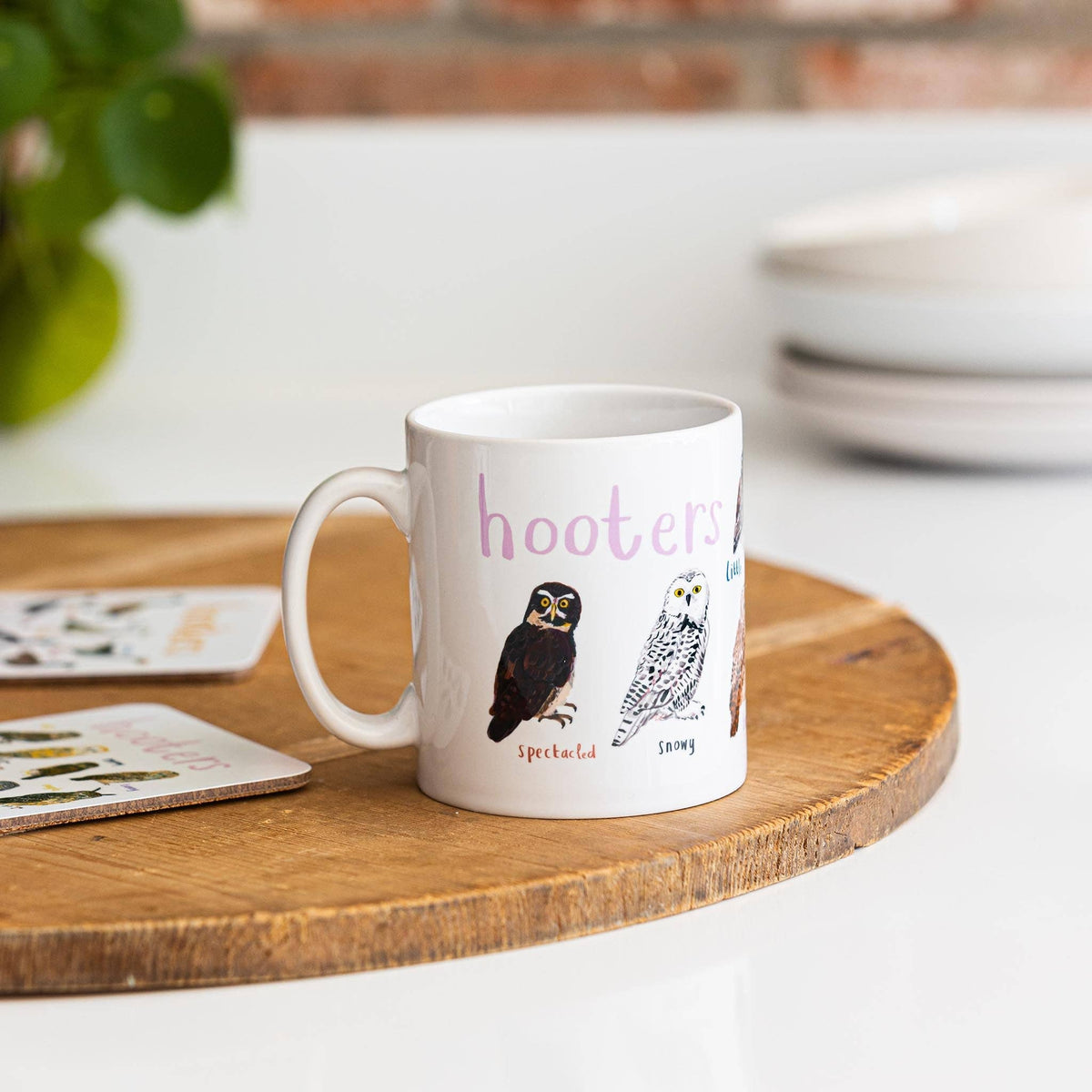 Hooters Ceramic Bird Pun Mug
