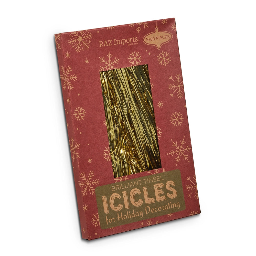 18.5" Boxed Tinsel Strands
