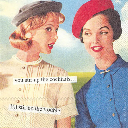 Anne Taintor Stir Up Christmas Paper Napkins Pack of 20
