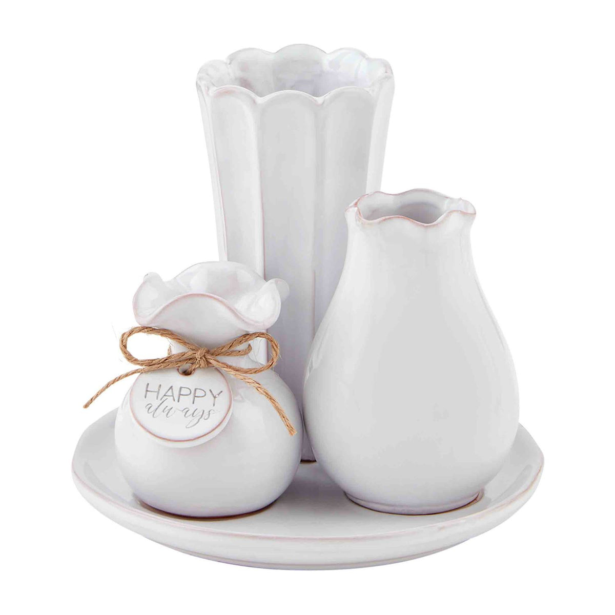 Happy Always Vase Plate