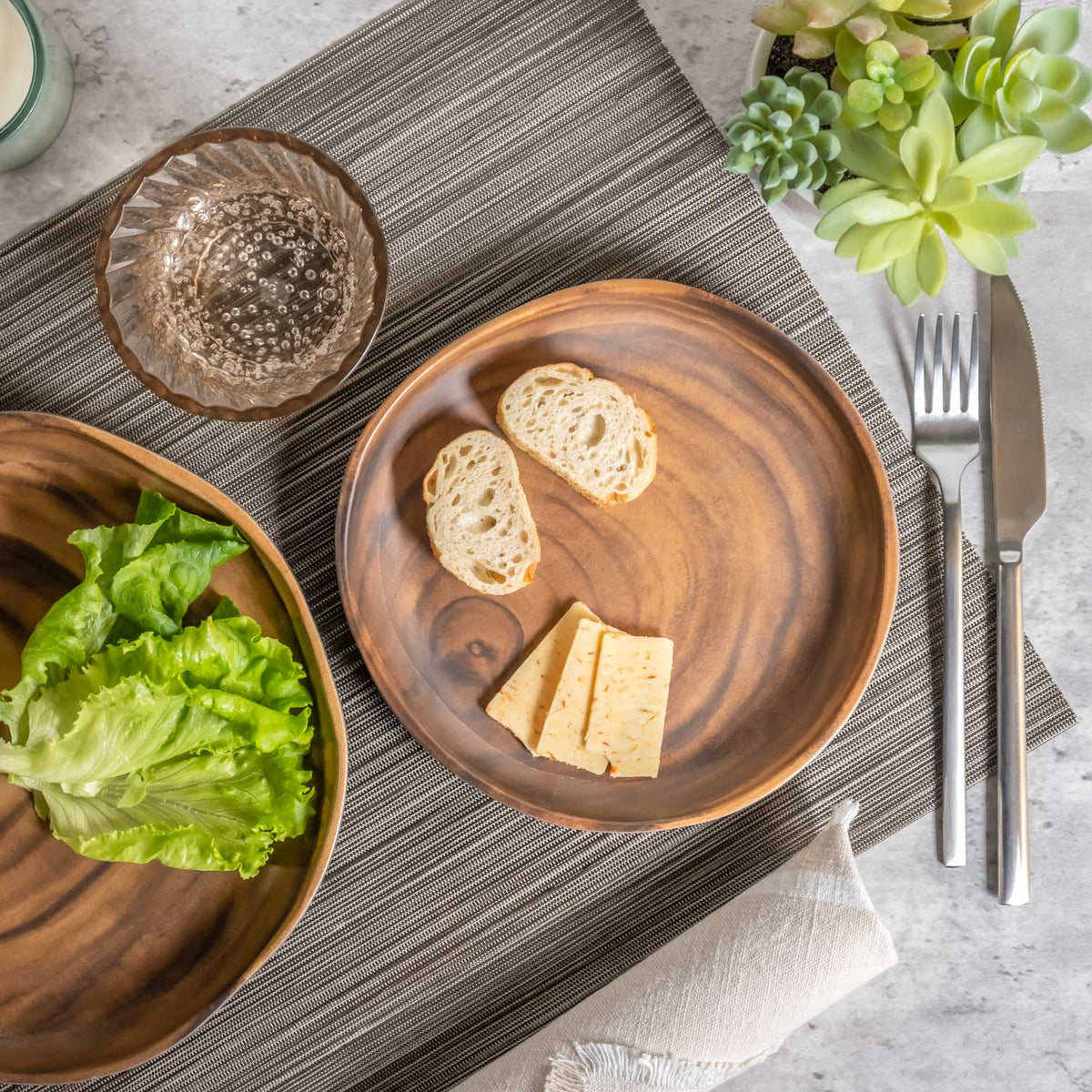 Sequoia Wood Dishware Collection