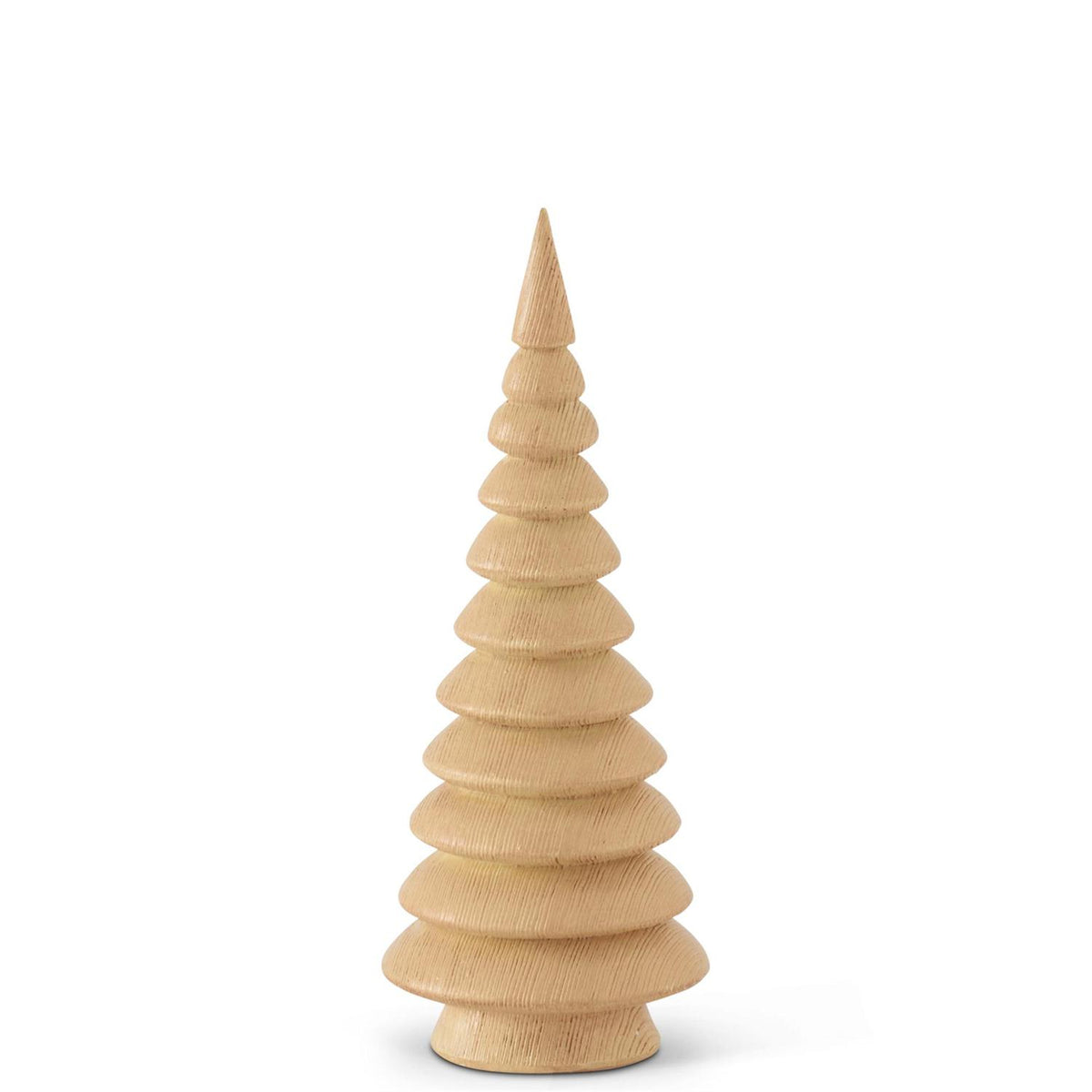 Cream Resin Woodgrain Trees