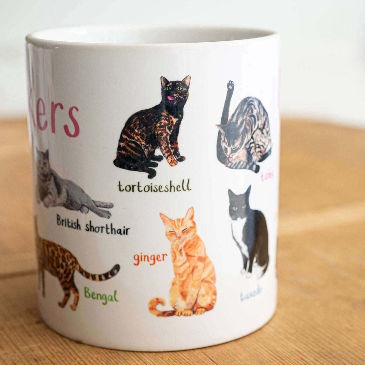 Lickers Ceramic Cat Pun Mug