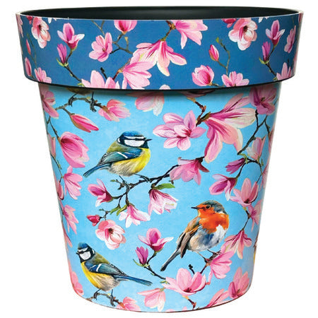 Watercolor Birds Zest Pot
