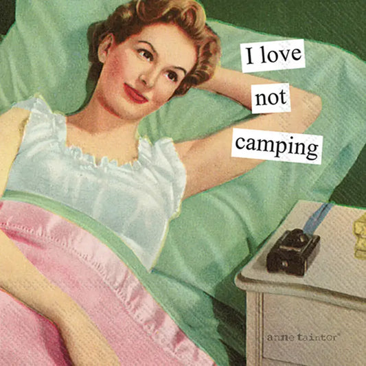 Camping Printed Paper Napkins Pack of 20