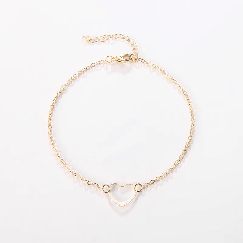 Dainty Heart Charm Bracelet
