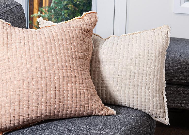 Overstitch Square Pillow